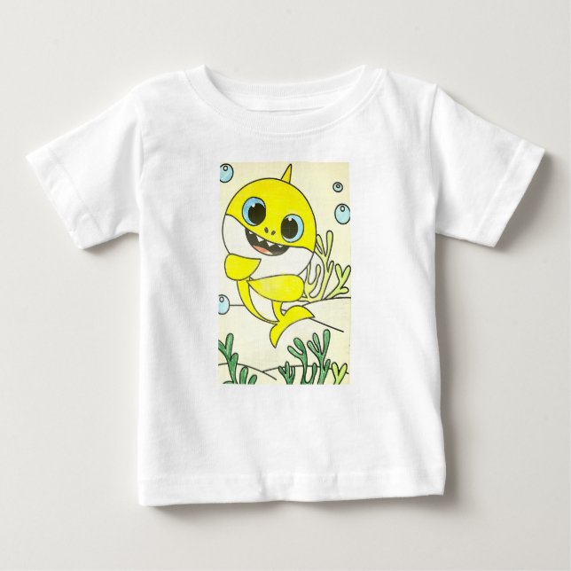 T-shirt Baby Shark (Framsida)