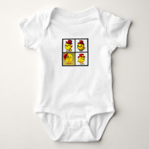 T-Shirt. Baby's Cute bird gult bodydress T Shirt