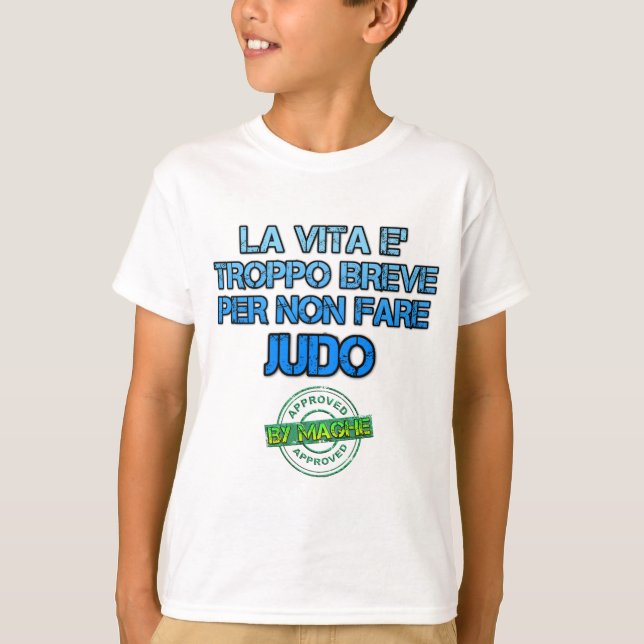 T-Shirt Bambini Judoka Italiani (Framsida)