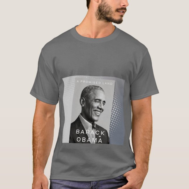 T-Shirt barack obama A utlovad mark (Framsida)