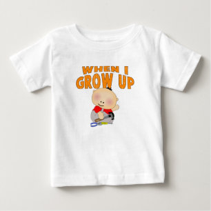 T-Shirt Barn Baby Pojke Snickare