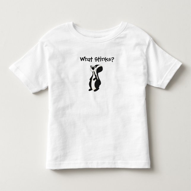 T-shirt Barn Boys Skunk What Stinks (Framsida)