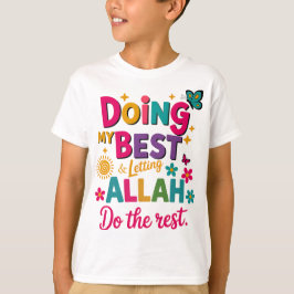 T-Shirt-Barn Islamska Kläder. T Shirt