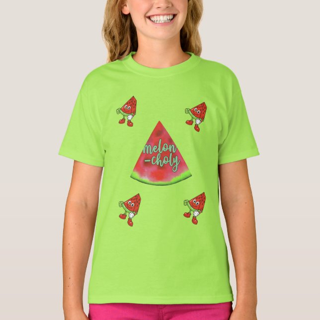 T-shirt barn Mini Melon Mood: Söt (Framsida)