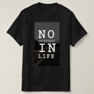 T-shirt baserad på motivationscitat, för män.
