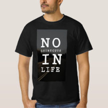 T-shirt baserad på motivationscitat, för män.