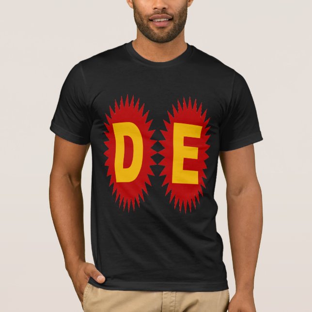 T-shirt basique BIO noir  DESIGN  DE ALLEMAGNE (Framsida)