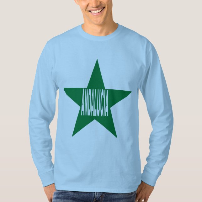 T-shirt basique bleu ciel  ANDALUCIA   ETOILE (Framsida)