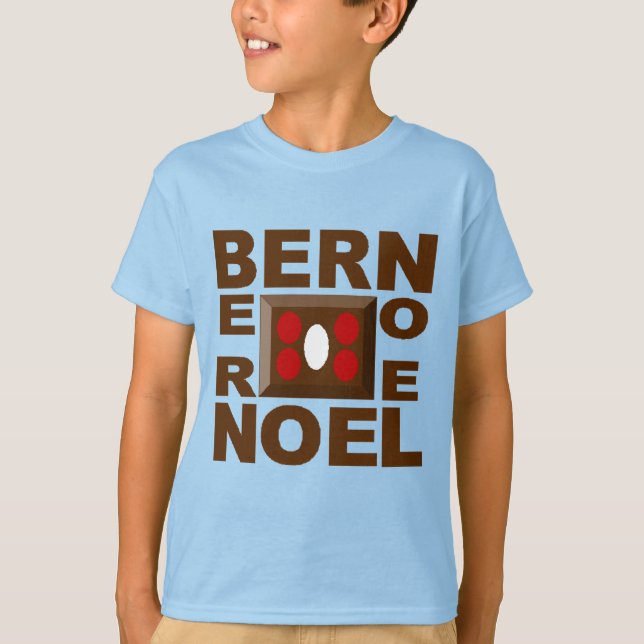 T-shirt basique bleu ciel Design BERN  NOEL (Framsida)