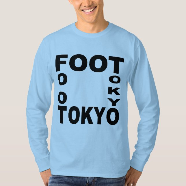 T-shirt basique bleu ciel  FOOT TOKYO (Framsida)