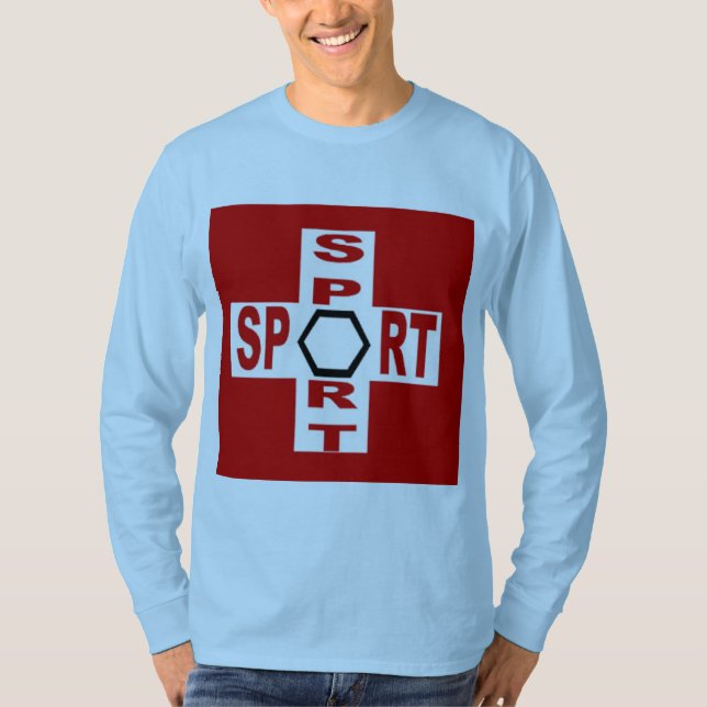 T-shirt basique bleu ciel  SPORT SUISSE (Framsida)