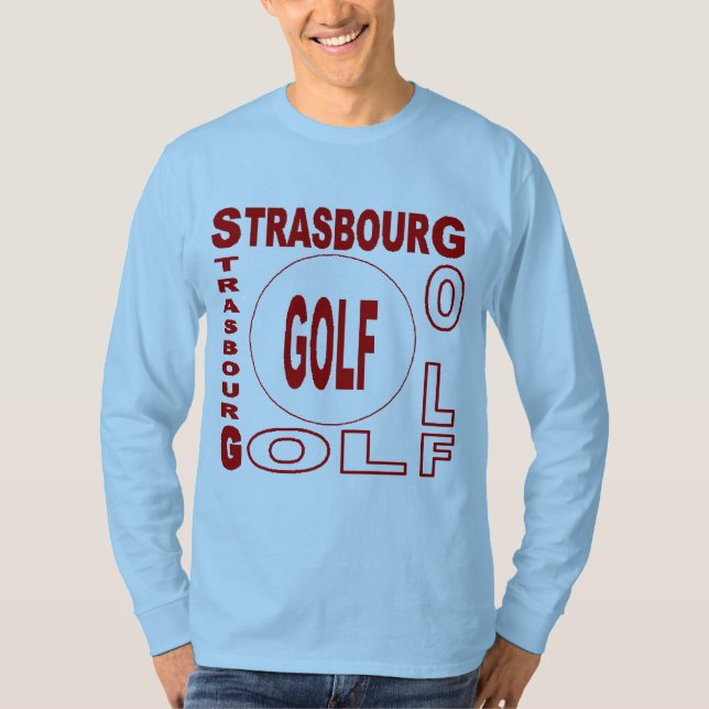 T-shirt basique bleu ciel  STRASBOURG GOLF (Framsida)