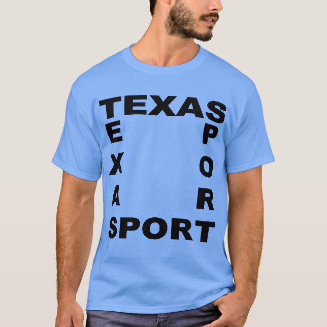 T-shirt basique foncé bleu DESIGN TEXAS SPORT (Framsida)