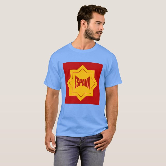 T-SHIRT BASIQUE FONCE HOMMES DESIGN ESPANA (Hel framsida)