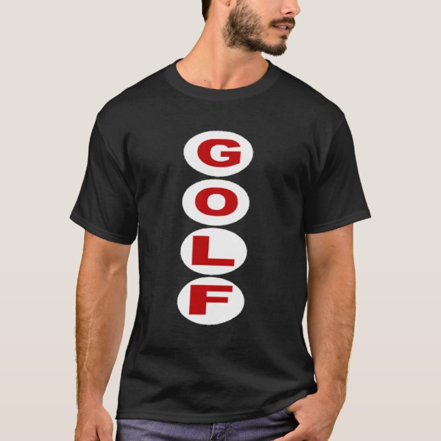 T-shirt basique foncé noir  GOLF (Framsida)