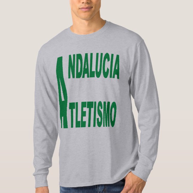 T-shirt basique gris ANDALUCIA  ATLETISMO (Framsida)