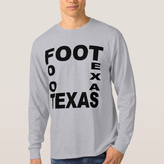 T-shirt basique gris  FOOT  TEXAS (Framsida)