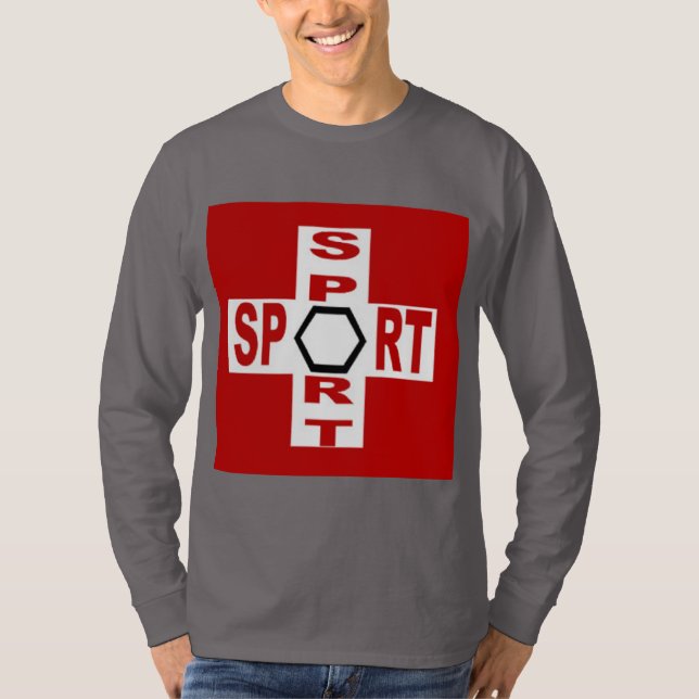 T-shirt basique gris fumée SPORT SUISSE (Framsida)