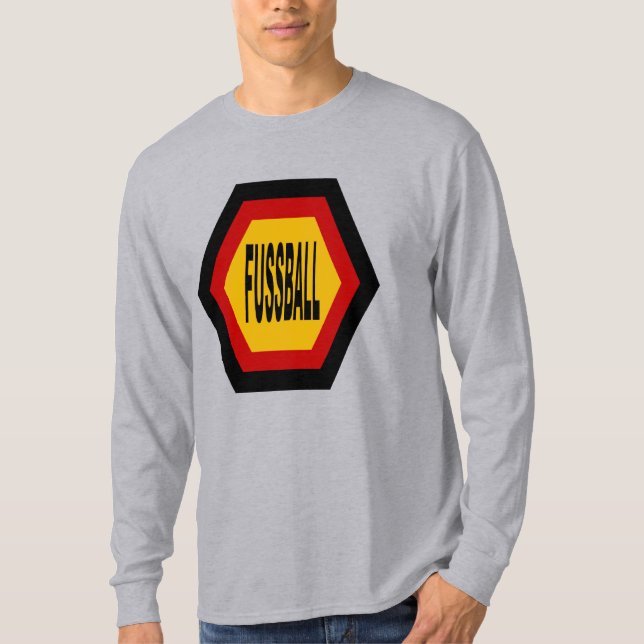 T-shirt basique gris  FUSSBALL  ALLEMAGNE (Framsida)