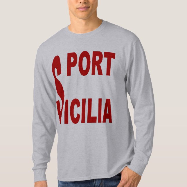 T-shirt basique gris  SICILIA (Framsida)