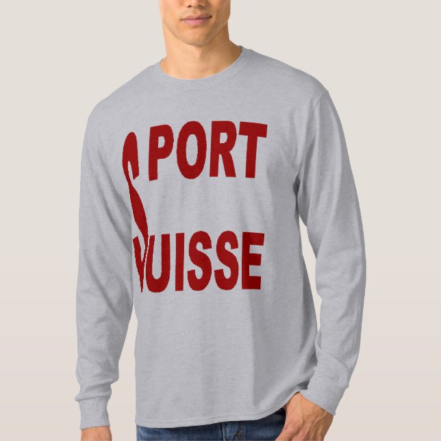 T-shirt basique gris  SPORT SUISSE (Framsida)