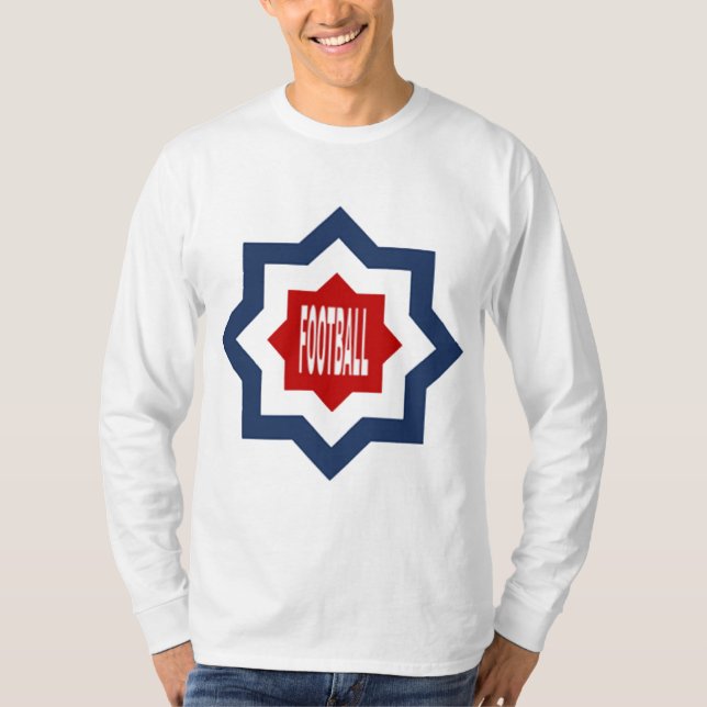 T-shirt basique  manches longues  DESIGN  FOOTBALL (Framsida)
