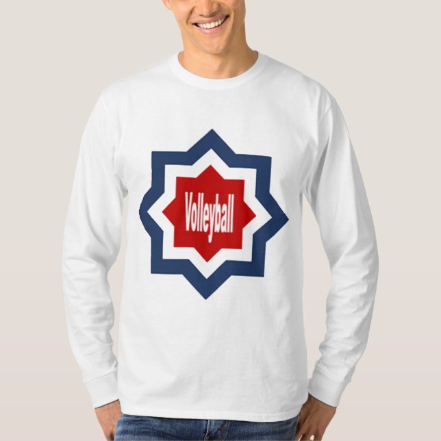 T-shirt basique manches longues DESIGN VOLLEYBALL (Framsida)
