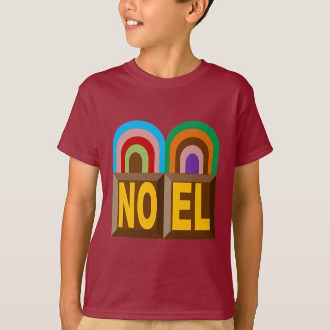 T-shirt basique marron Design GATEAUX  NOEL (Framsida)