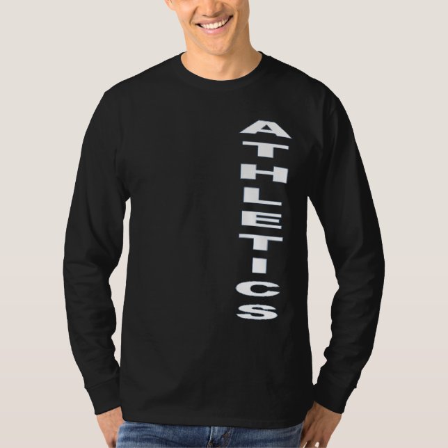 T-shirt basique noir  ATHLETICS (Framsida)