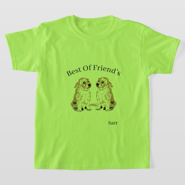 T-Shirt: Bästa vänner T Shirt (Laydown)