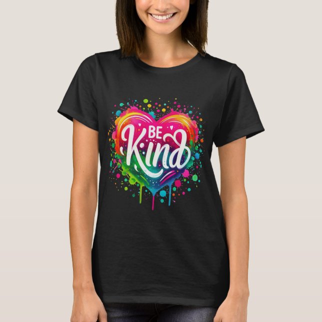 T-Shirt BE KIND (Framsida)
