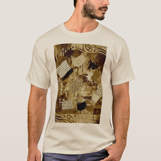 T-Shirt beige-vintage (Framsida)