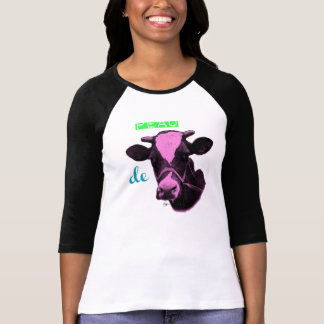 T Shirt Bicolore femme Peau de vache