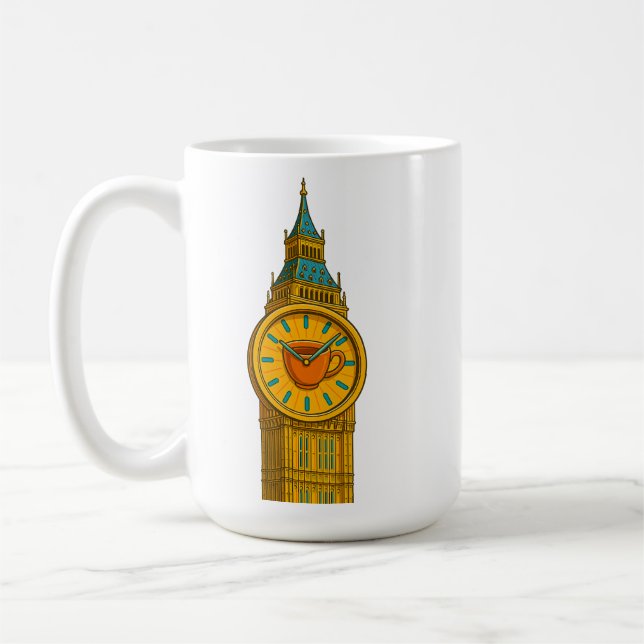 T-Shirt Big Ben Kaffemugg (Vänster)