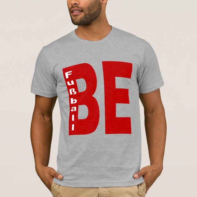 T-shirt BIO gris chiné   BERLIN  FOOTBALL (Framsida)