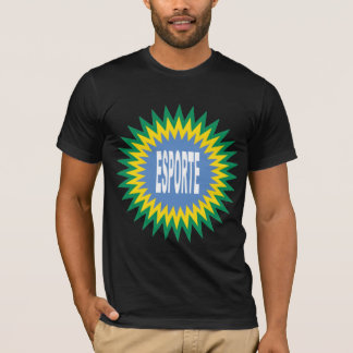T-shirt BIO pour homme DESIGN BRAZIL ESPORTE