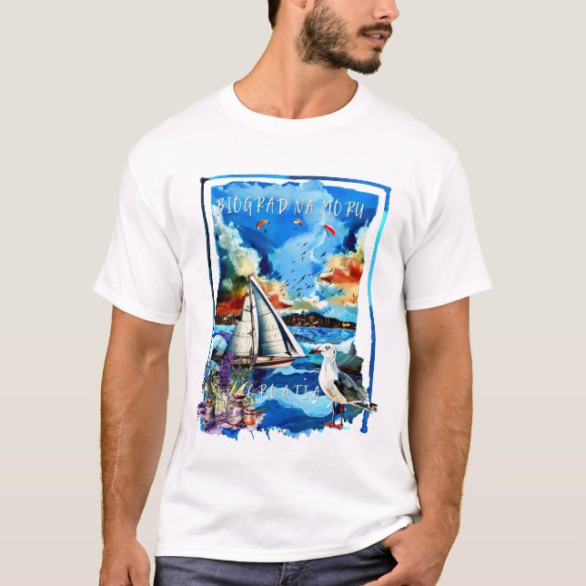 T-Shirt - Biograd na Moru (Framsida)