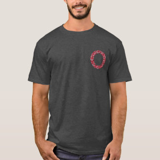 t-shirt Bisous Lettre O