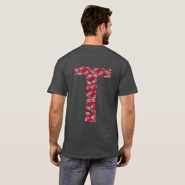 t-shirt Bisous Lettre T (Hel baksida)