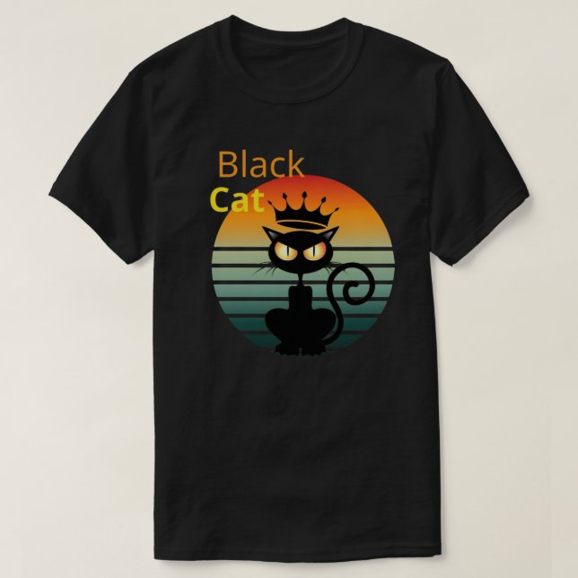 T-shirt Black cat 2024 (Design framsida)