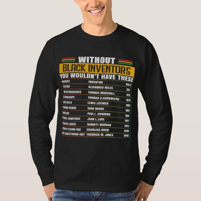 T-Shirt- Black History Month 100 Years T Shirt (Framsida)