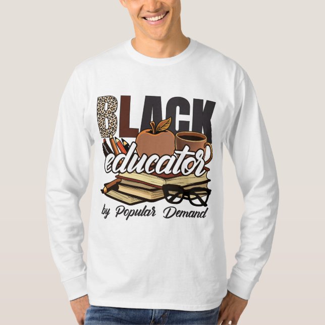 T-Shirt-Black History Month 100 Years T Shirt (Framsida)