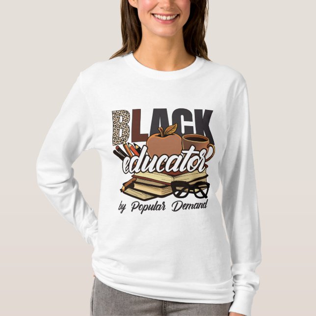 T-Shirt-Black History Month 100 Years T Shirt (Framsida)