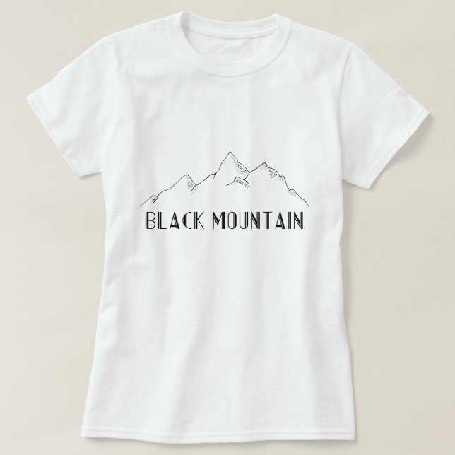 T-shirt "Black Mountain" (Design framsida)