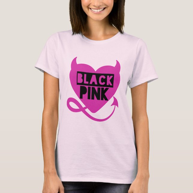 T-SHIRT Black Rosa (Framsida)