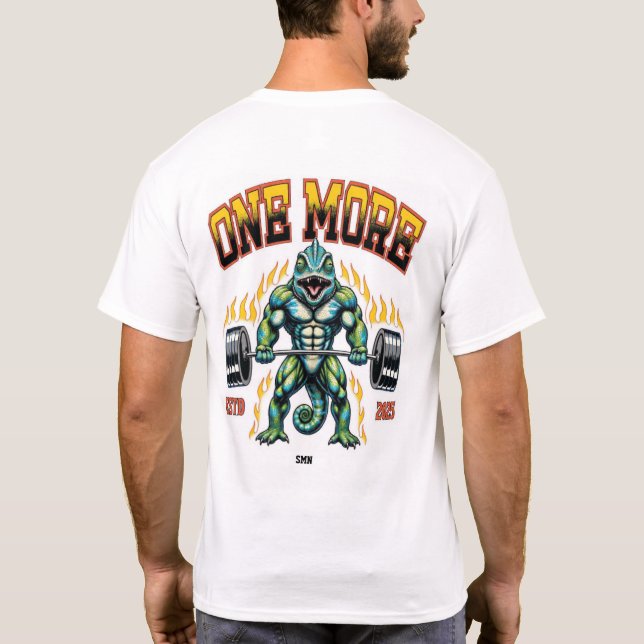 T-shirt Blanc Cameleon (Baksida)