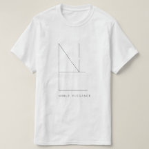 T-shirt Blanc Pour Hommes  (Noble Elégance)