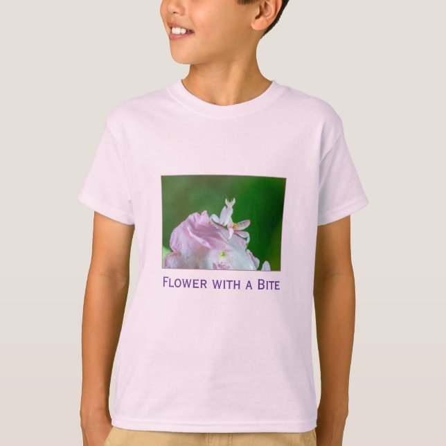 T-Shirt - Blomma med bett (Framsida)