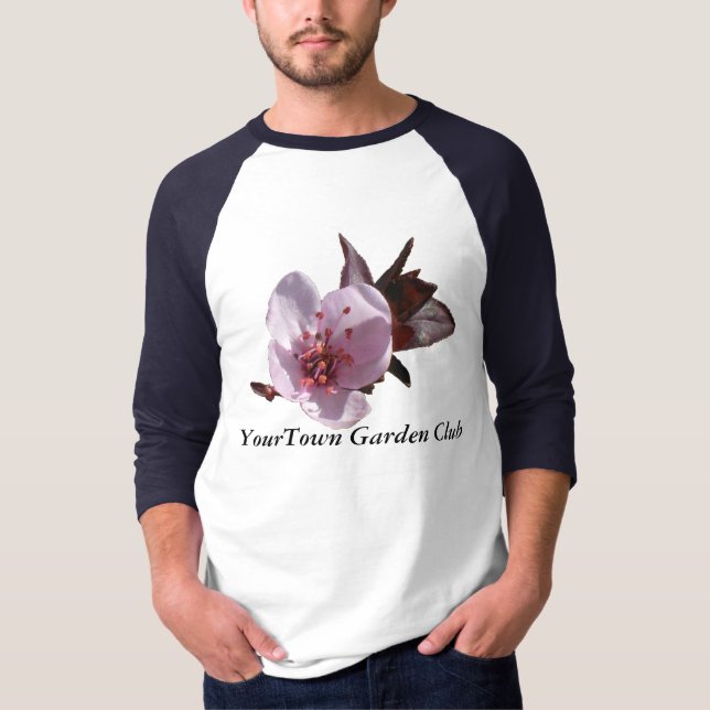 T-shirt - Blommar Plum blommar (Framsida)