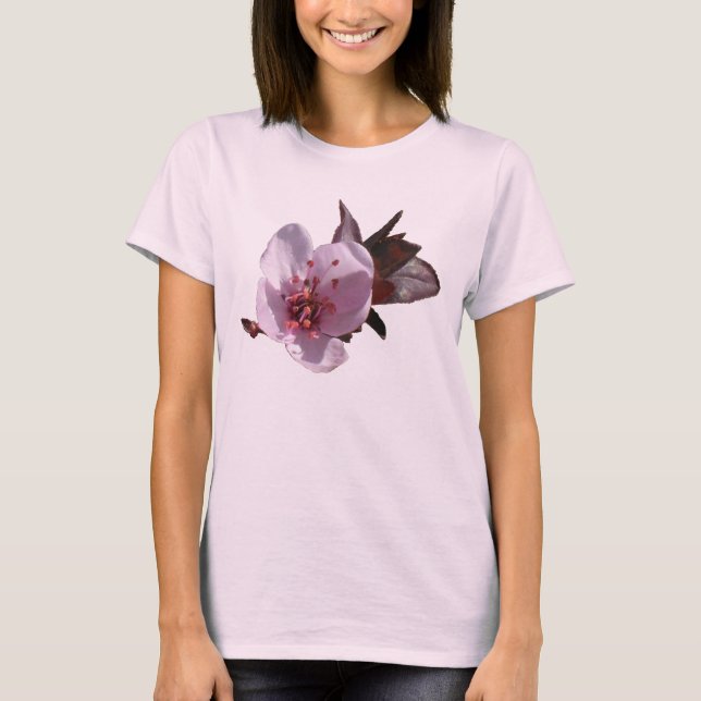 T-shirt - Blommar Plumb (Framsida)